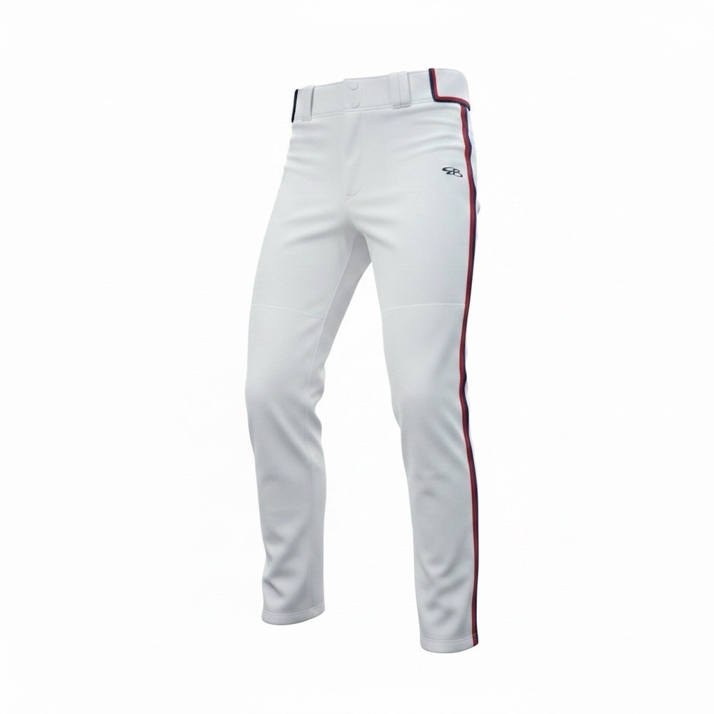 Boombah Baseball Pants Men's 34x32  White/red/blue